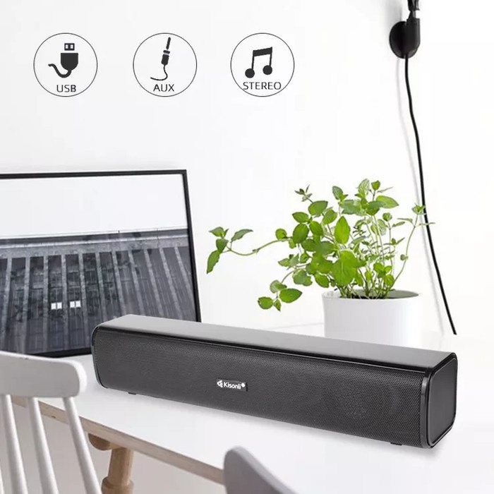 Indocapture - Kisonli - Speaker Design Long Strip For Laptop / Komputer / Pc - I600