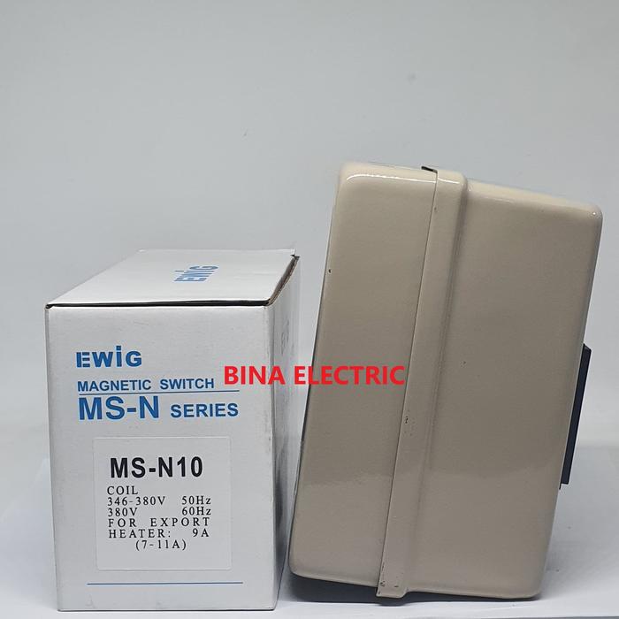 Dol Stater Ewig Ms-N10 Msn10 / Motor Stater On/Off Ewig Msn 10 380V -Gratisongkir