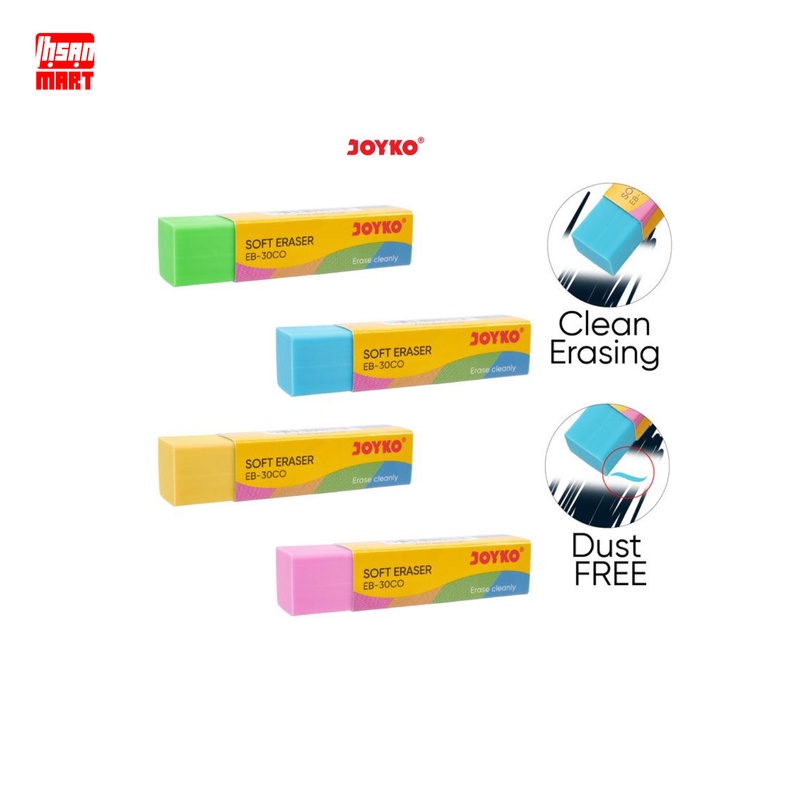 

Eraser / Penghapus Joyko ER-30W / EB-30 / EB-30CO / ER-30W