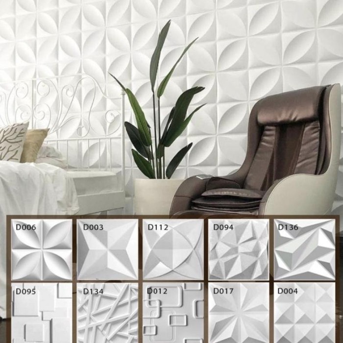 NEW Wallpaper 3D Wallpanel Wall Panel Dekorasi Dinding PVC Ornamen