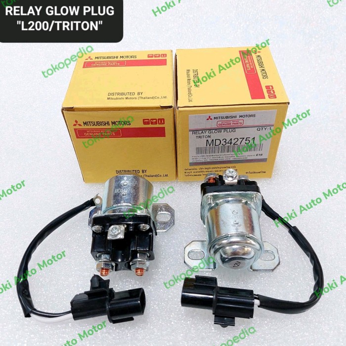 Relay Glow Plug Relay Pemanas Mitsubishi L200 Triton Md342751 Original