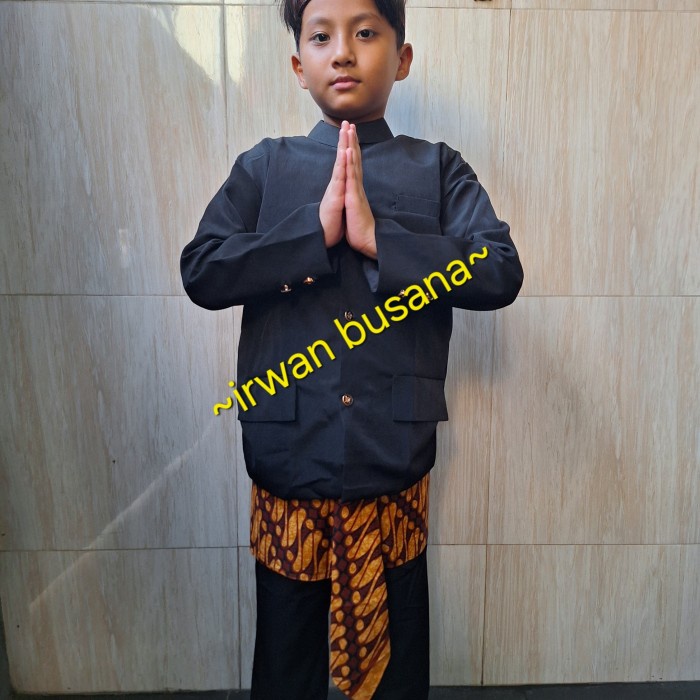 Diskon... Baju Adat Sunda Basofi Sunda Stelan Pangsi Stelan Beskap Adat Sunda Laki Laki