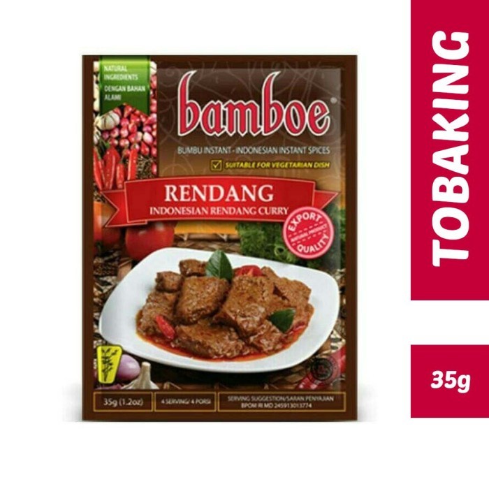 

FH673 Bamboe rendang bumbu instan FREE ONGKIR