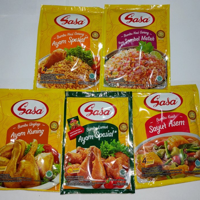 

SP559 Sasa Bumbu 1 Sachet - Rasa Bumbu Komplit Instan - Ayam, Kuning GRATIS ONGKIR
