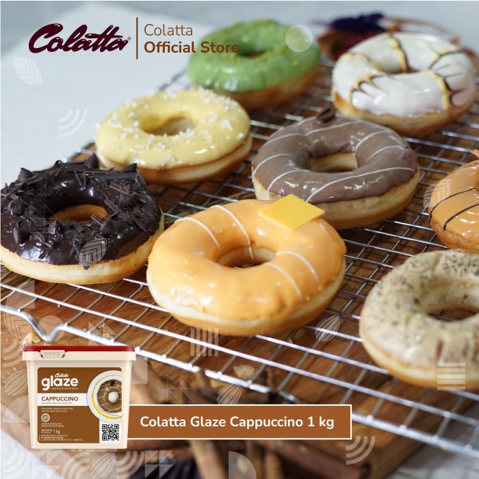 

Lezat- Colatta Glaze Cappucino - Bahan Pelapis Rasa Cappucino 1Kg