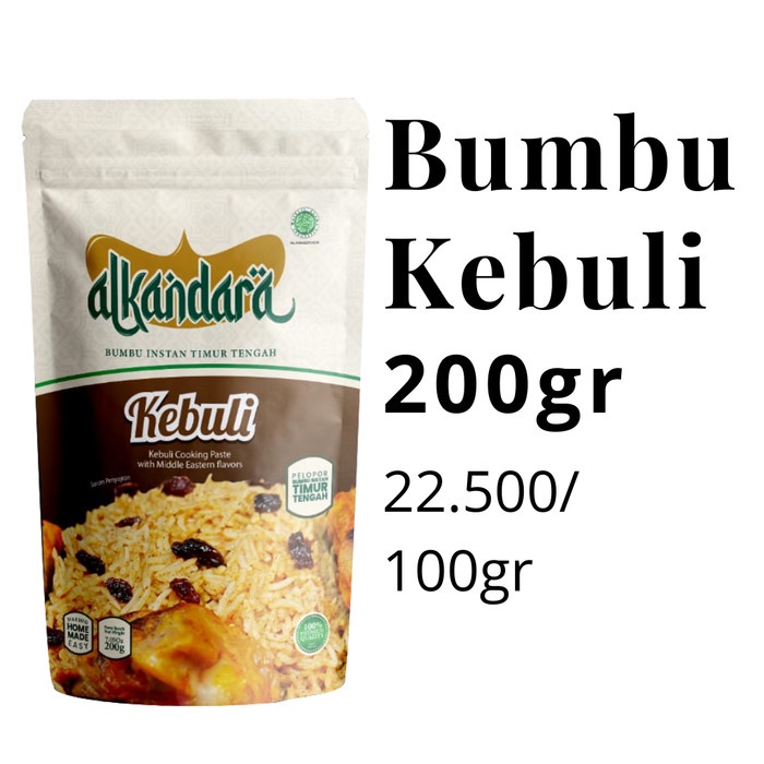 

PR968 BUMBU NASI KEBULI INSTAN - 200 gram NEW