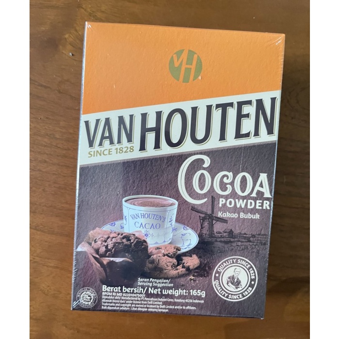 

Lezat- Van Houten cocoa powder 165gr coklat bubuk