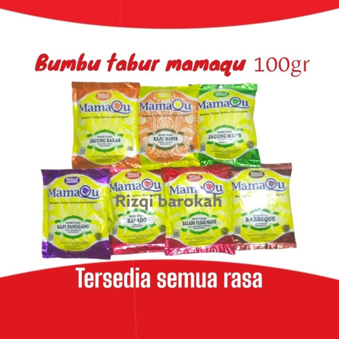

EW372 [mamaqu] bumbu tabur/bumbu instan/penambah rasa makanan dan snack BIG SALE