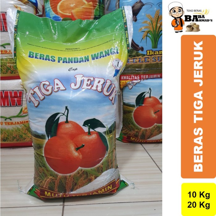 

Lezat- BERAS PREMIUM CAP TIGA JERUK - 5KG/10KG/20KG
