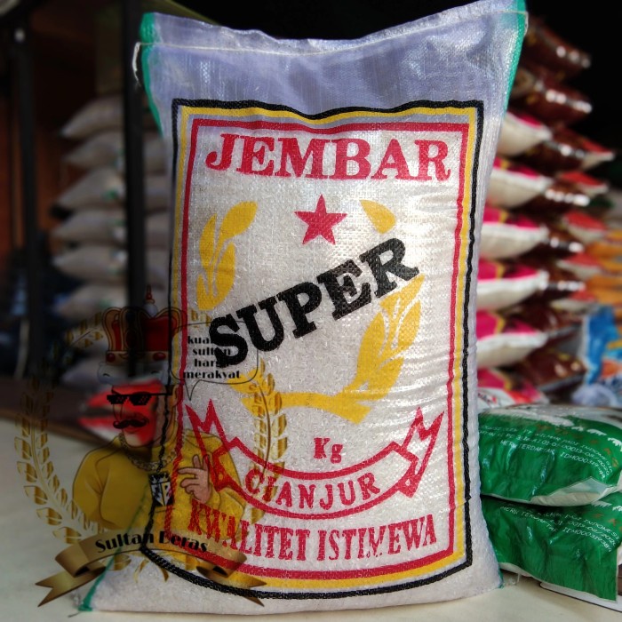 

Lezat- Beras Jembar Super Cianjur 25kg