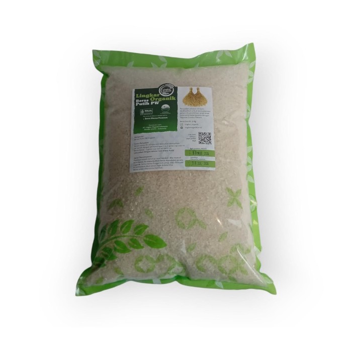 

Lezat- Beras Organik Pandan Wangi Lingkar Organik 5 Kg