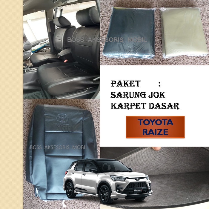 PREMIUM Sarung Jok ,karpet dasar , Toyota Raize