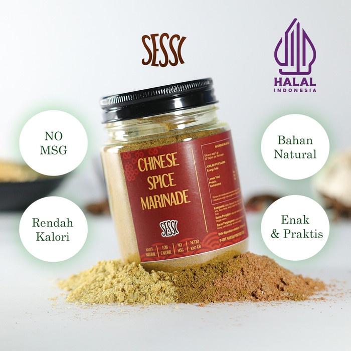 

NX114 Sessi Bumbu Diet Marinasi Instan Rasa Chinese Spice Marinade Dry Rub CUCI GUDANG