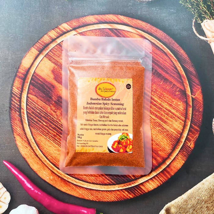 

EX634 Bumbu Balado Instan / Instant Indonesian Spicy Seasoning Abu Sulaiman CUCI GUDANG