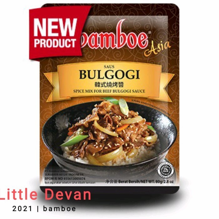 

LE945 murmer bamboe bumbu dapur instan bulgogi exp masih panjang OBRAL