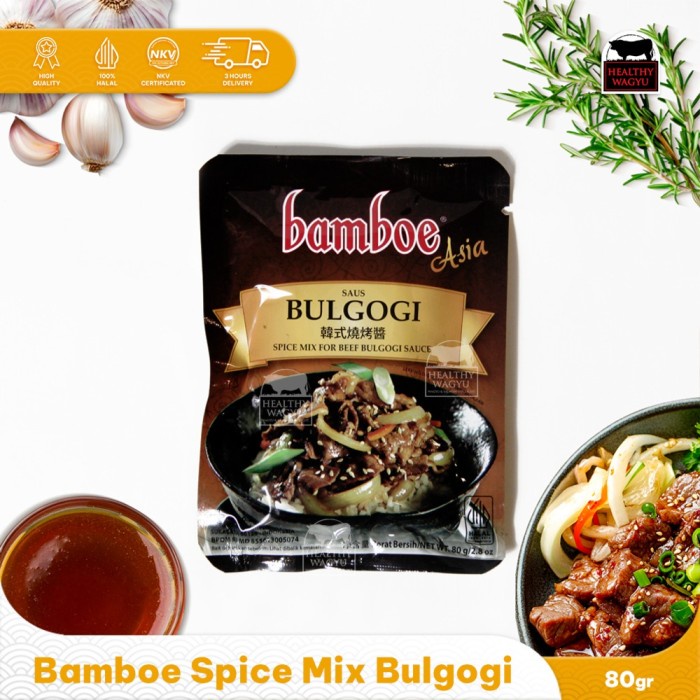 

GV968 Bamboe Bumbu Instan Asia Saus Bulgogi BIG SALE