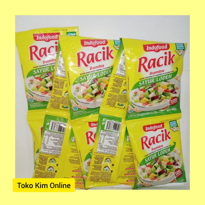 

XU576 Bumbu Masak Instan RACIK Indofood Sayur Lodeh 25gr isi 10 bks OBRAL