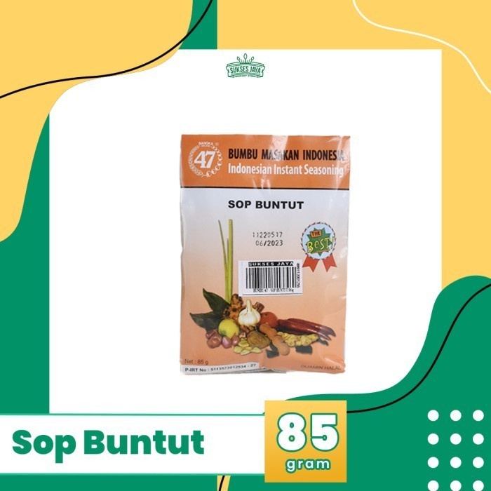 

RJ145 Bumbu Masak 47 Bumbu instan Sup Buntut TERBARU