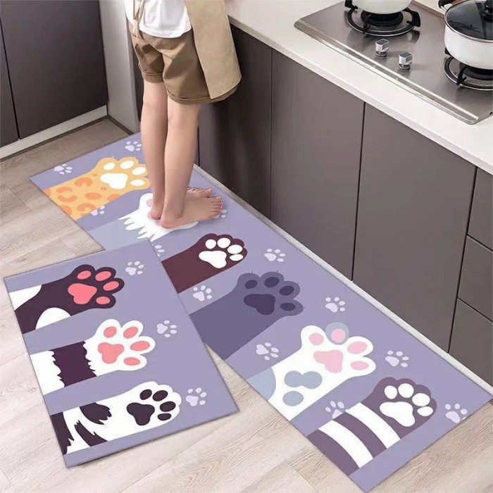 PREMIUM keset kaki dapur 2 in 1 anti slip tebal
