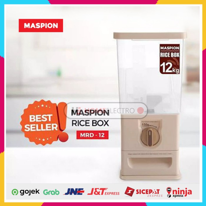 PREMIUM MASPION MRD-12 RICE BOX 12 KG DISPENSER RICE BOX