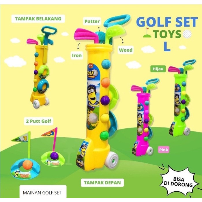 PREMIUM Mainan Golf Set Anak Mainan Edukasi Golf