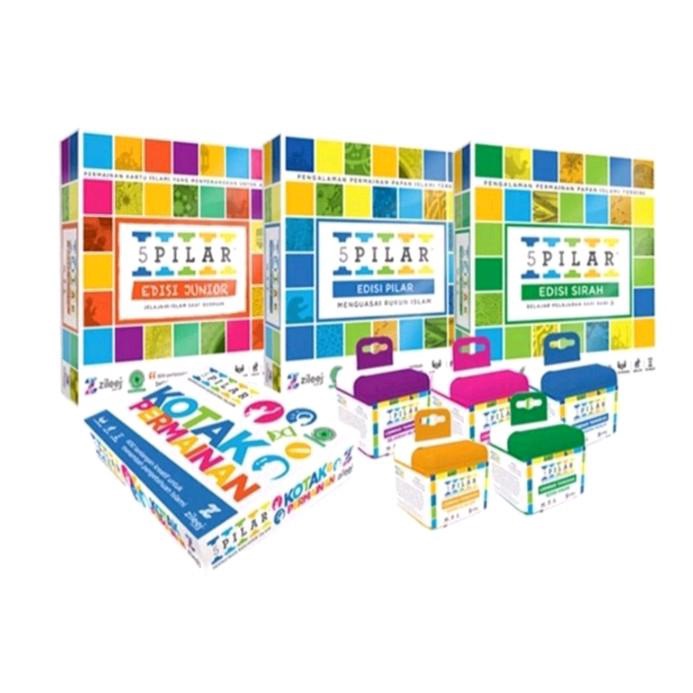 PREMIUM 5 Pilar Kotak Mainan Edukasi Anak Wawasan Islami Menguasai Rukun Islam Penerbit Republika
