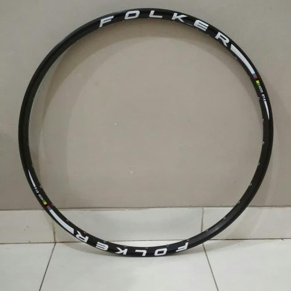 Rim Velg Sepeda Folker XC01 27.5 32 Hole Hitam