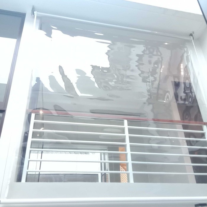 HRG DISKON Tirai Plastik outdoor Roller plastik Tirai PVC Custom dan pasang