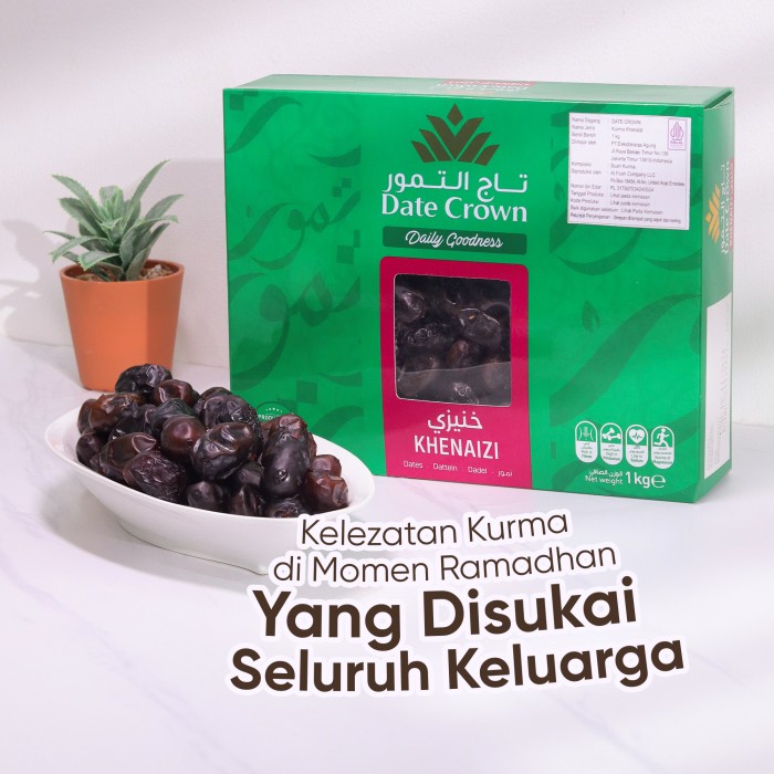 

Lezat- DATE CROWN - Kurma Date Crown Khenaizi Kheinazi Khenezi 500gr