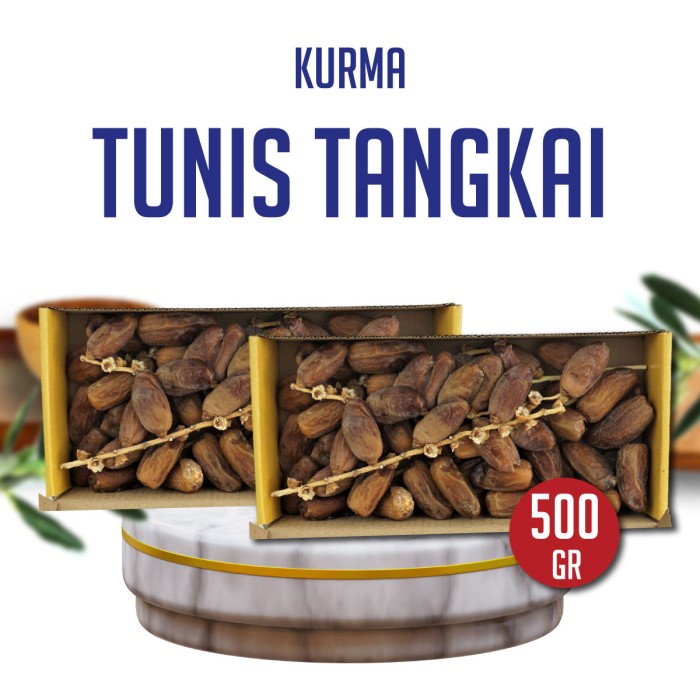 

Lezat- Kurma Tunis Tangkai 500gr