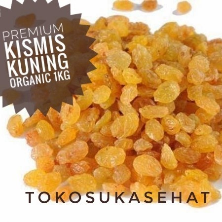 

Lezat- Premium Kismis Kuning Organik - 1kg ( Golden Raisins Organic )