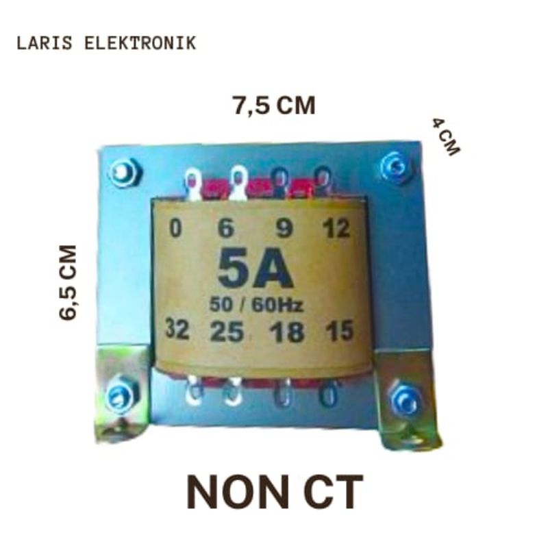 EVF Trafo 5a non ct 32v / travo non ct 5 amper 32v kecil tembaga murni tanpa campuran