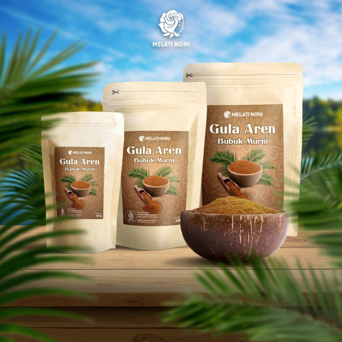 

Lezat- Gula Aren Bubuk 100% Organik Gula Semut Original Palm Sugar