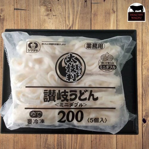 

Shimadaya Udon Frozen 1kg 5 pcs Taikoban Sanuki Mi Mie Basah Jepang