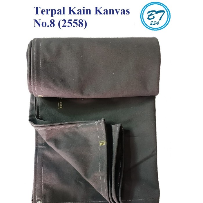 [Expert] terpal kain kanvas coklat untuk tutup mobil/truck, tutup mesin Dll