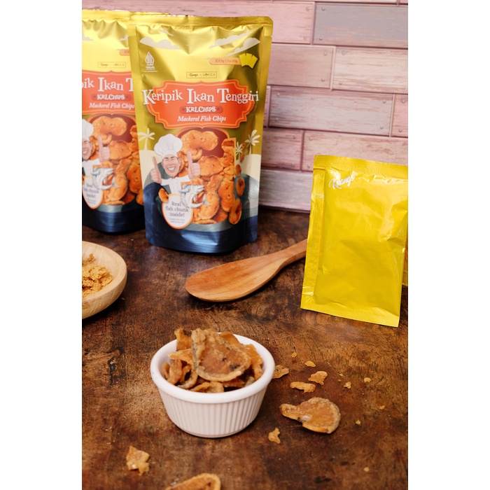 

Keripik Ikan Tenggiri KRL CHIPS dengan Daging Ikan Tenggiri Asli