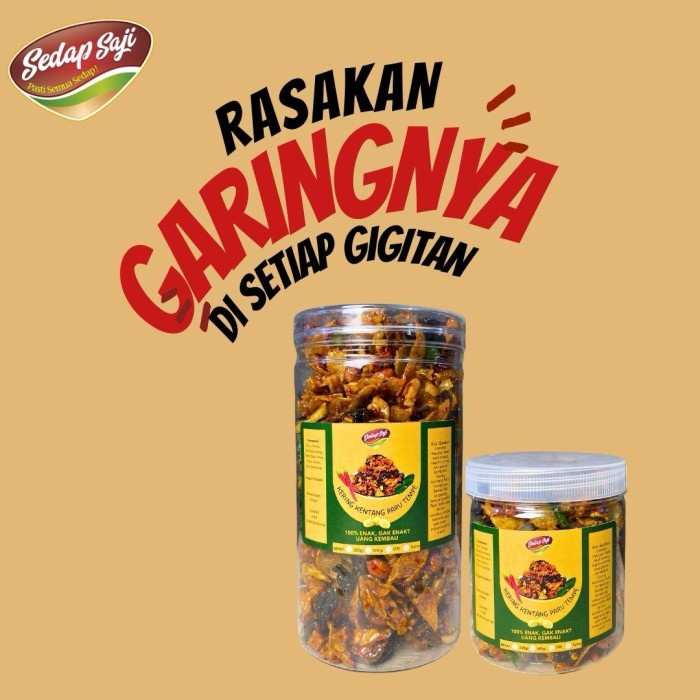 

Sedap Saji Kering Kentang Paru Tempe Cemilan