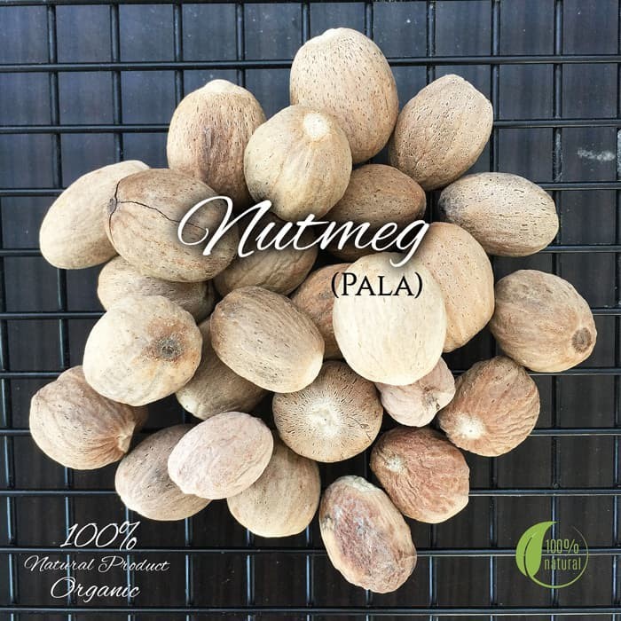 

(GoodSeller) Biji Pala / Pala / Pala Bulat / Nutmeg / Biji Pala Bulat Ori - 100gr