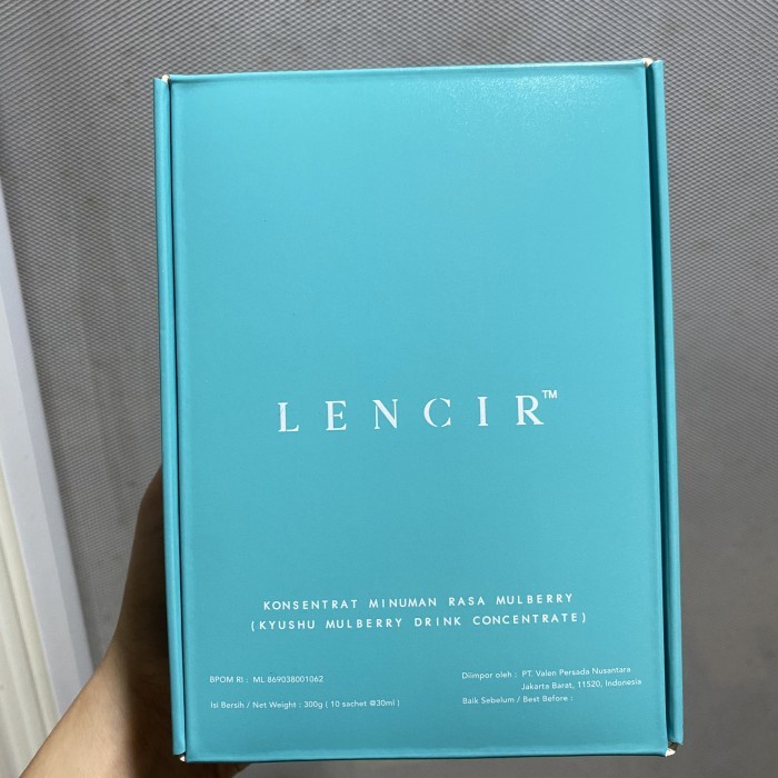 

Lencir Original - Minuman Rasa Kyushu Mulberry 1 Box Isi 10 Sachet