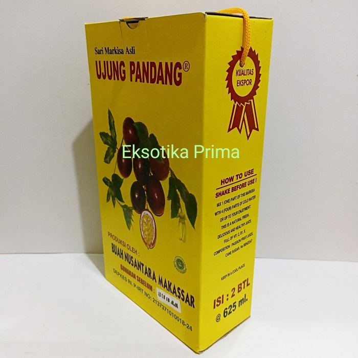 

Sirup Markisa Ujung Pandang 2 x 625 ml , Asli Makassar