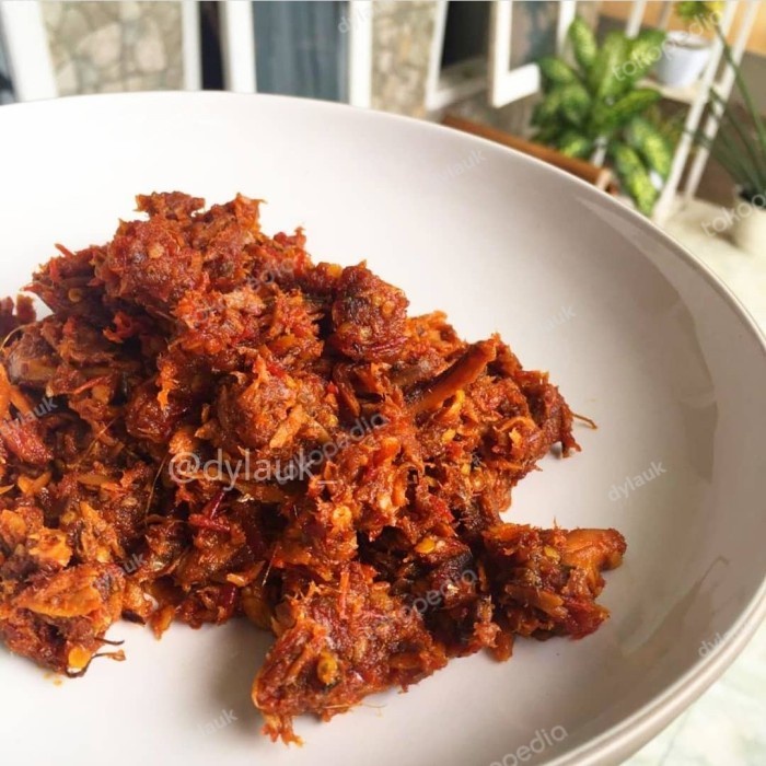 

(GoodSeller) TUNA OSENG / TONGKOL SUWIR PEDAS 200gram / SAMBAL TONGKOL