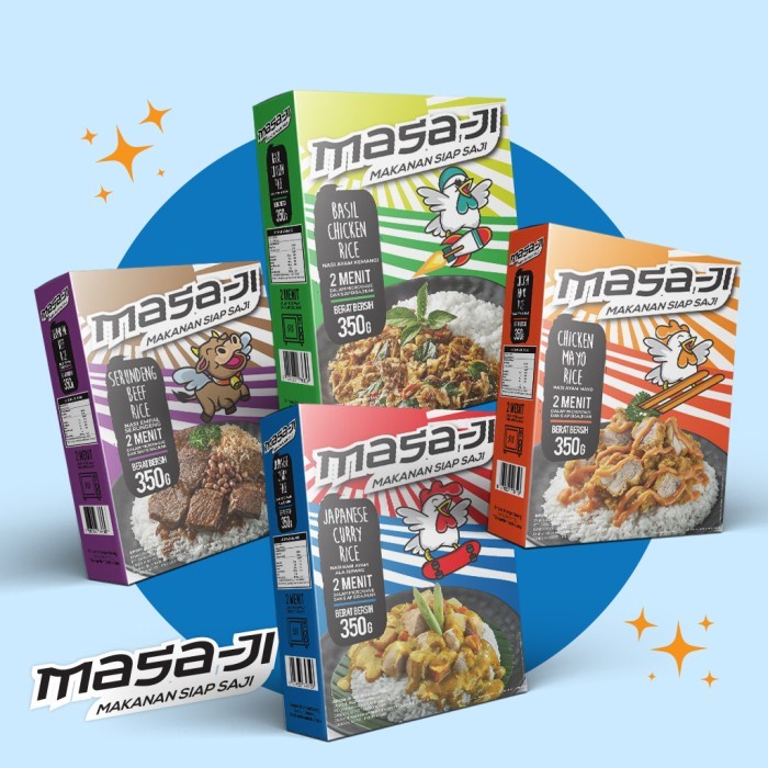 

(GoodSeller) MASAJI (Chicken Mayo, Basil Chicken, Serundeng Beef)