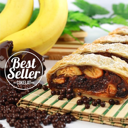 

(GoodSeller) MALANG STRUDEL Choco Banana atau Pisang Coklat Oleh Oleh Khas Malang