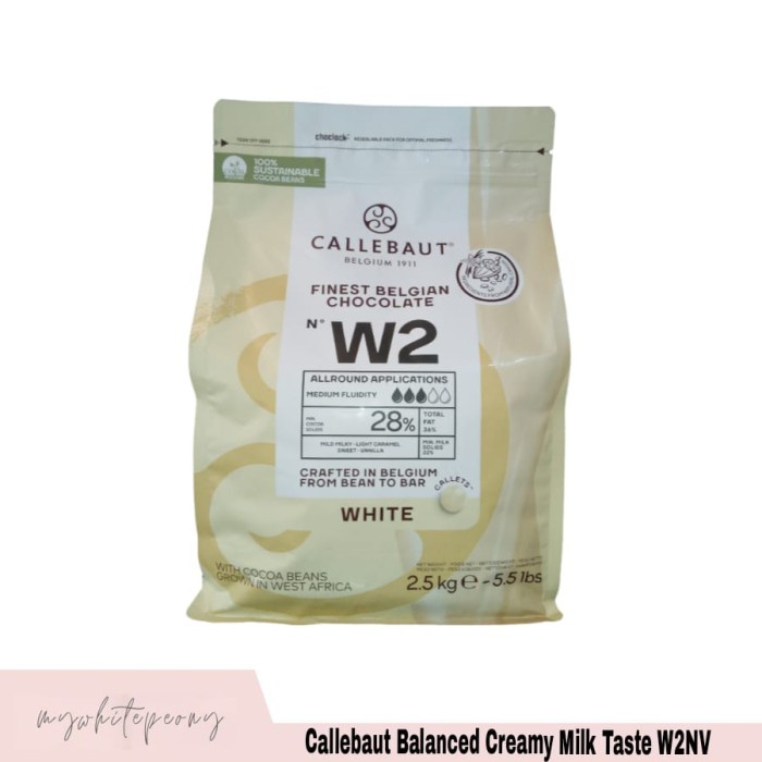 

TERLARIS! Callebaut Balanced Creamy Milk Taste W2NV repack 1 kg