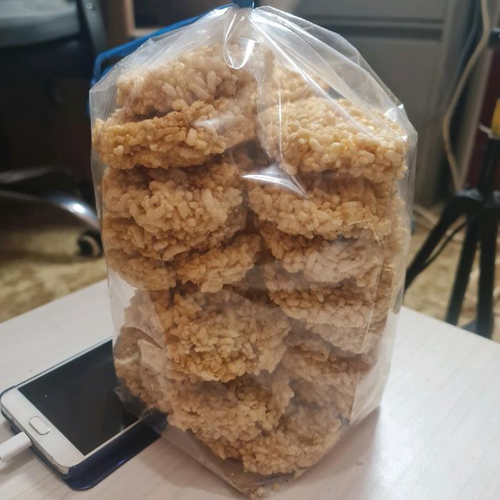 

Lezat- RENGGINANG MATANG TERASI UDANG KHAS CIREBON KEMASAN 500 GRAM Goreng Asin