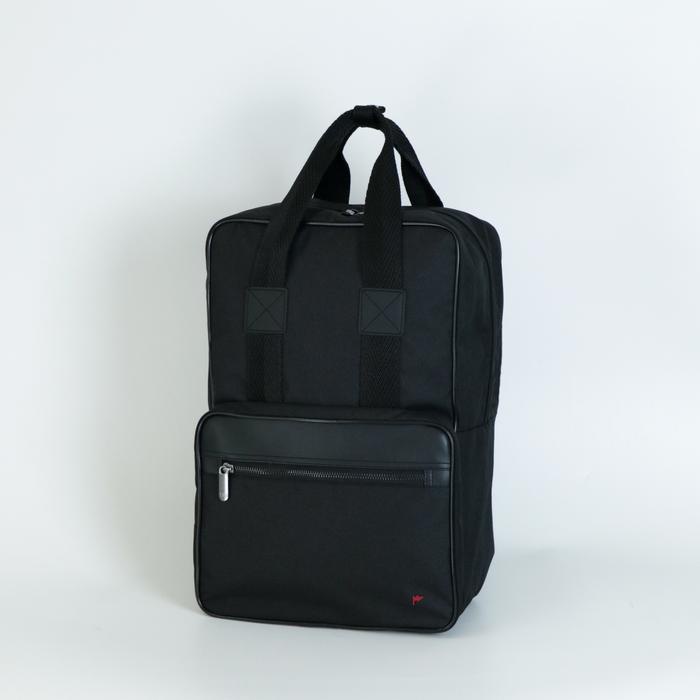 TFG Backpack Tas Ransel Pria Wanita Cayman 445 Black Lifetime Warranty - Water Resistant