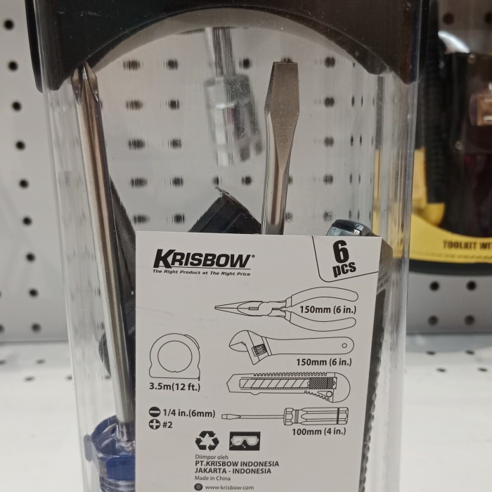 Krisbow Toolkit Set Dengan Penyimpanan/Alat Pertukangan