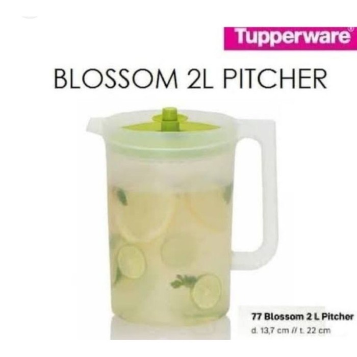Tupperware pitcher 2L teko air