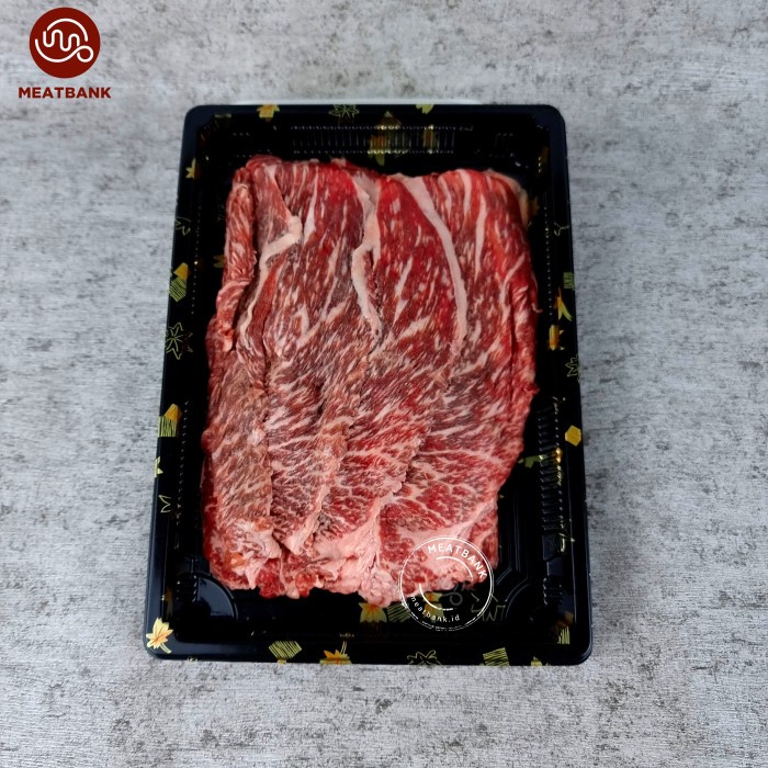 

Lezat- MEATBANK JAPAN WAGYU PICANHA A5 ICHIBO Daging Beef Steak Top Sirloin