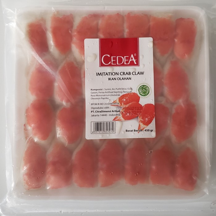 

Lezat- Cedea Crab Claw - 450 gram